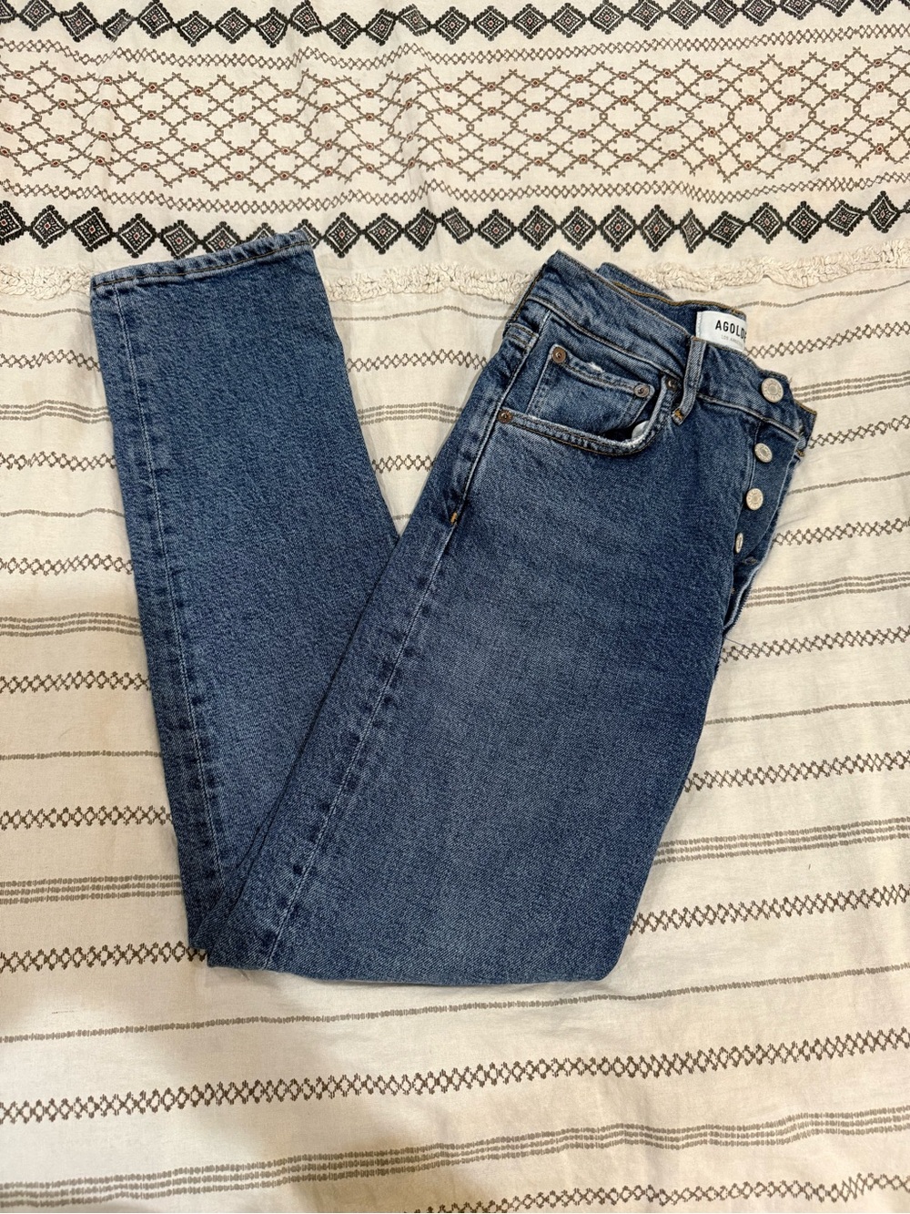 Agolde Riley Jean Size 23. Button Fly